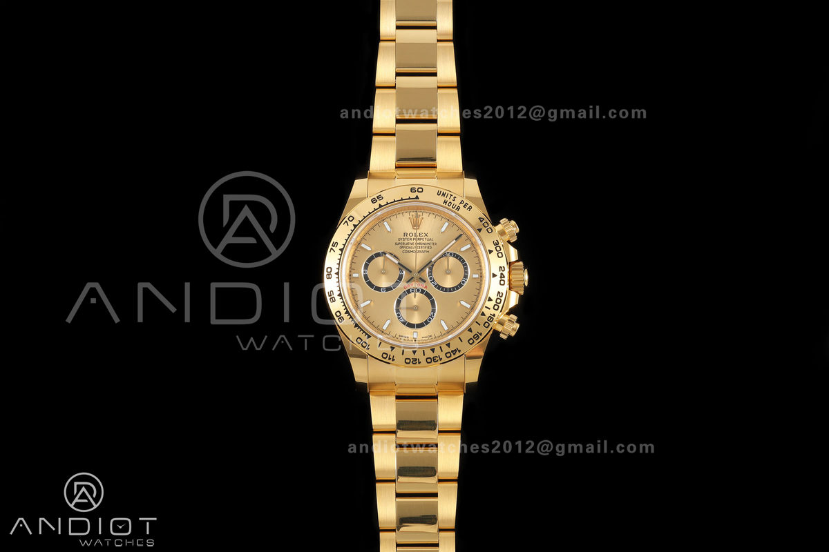 Daytona 126508 BTF 1:1 Best Edition YG Dial on YG Braclet DD4131 (Weighted)